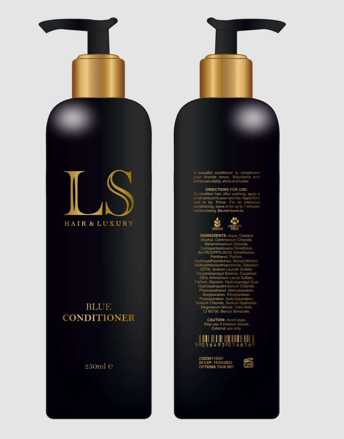 Blue shampoo