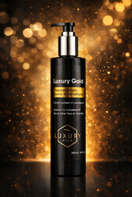 Luxury Gold Hairextensions Leave in