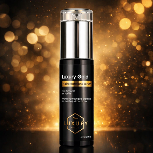 Luxury gold Hairextensions serum